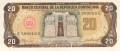 Dominican Republic 20 Pesos, 1987